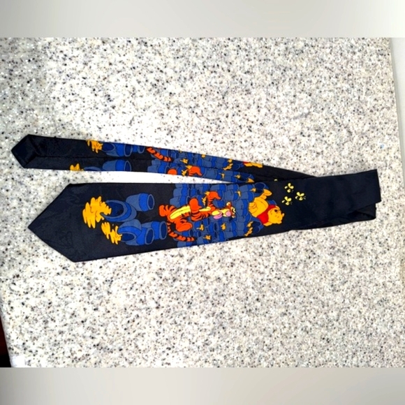 Disney Black Tie with Winnie the Pooh and Tigger Design - Picture 2 of 5